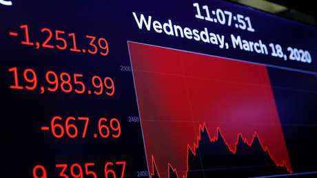 "Es como si nos arrojaran tres bombas de neutrones": experto evalúa la crisis financiera causada por el coronavirus