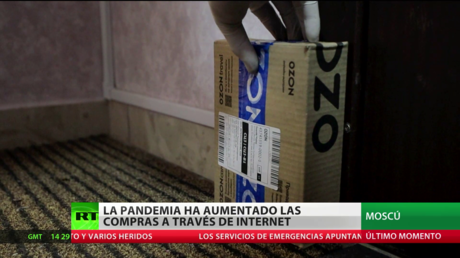 La pandemia del coronavirus dispara en Rusia la demanda de compras en línea