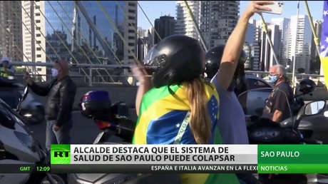 Autoridades de Sao Paulo advierten que el sistema sanitario puede colapsar por el aumento de casos de covid-19