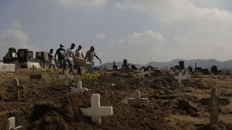 Brasil registra el día más letal de la pandemia del coronavirus con 1.188 decesos y ya suma 20.047 fallecidos