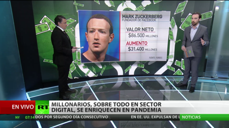 Millonarios, sobre todo en el sector digital, se enriquecen durante la crisis del covid-19
