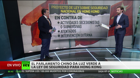 El Parlamento chino da luz verde a la ley de seguridad para Hong Kong
