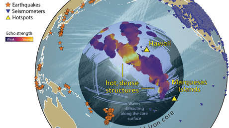 Descubren que las estructuras gigantes cerca del núcleo terrestre son más grandes y numerosas de lo que se creía