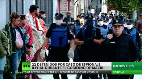 22 detenidos por un caso de espionaje ilegal durante el Gobierno de Macri en Argentina