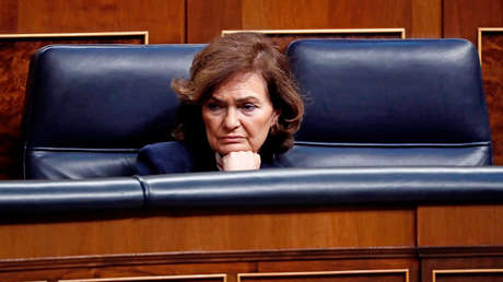 Vicepresidenta española: "El rey emérito no huye de nada"