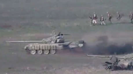 Azerbaiyán anuncia que Armenia tuvo 550 bajas y perdió más de 60 unidades de técnica militar en la primera jornada del conflicto