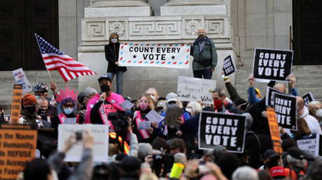 VIDEO: Protestas en Nueva York tras la jornada electoral en EE.UU.