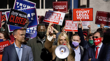 Trump tuitea sobre "una gran victoria legal en Pensilvania"