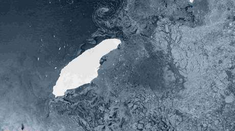 El iceberg más grande del mundo podría colisionar con el santuario de miles de pingüinos y focas en la Antártida