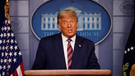 Trump declara que "estas elecciones están lejos de terminar" y que su campaña llevará el lunes el caso a un tribunal