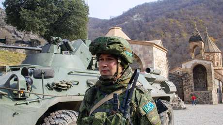 Fuerzas de la paz de Rusia trabajan para proteger el patrimonio cultural en Nagorno Karabaj