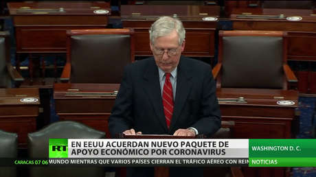 EE.UU.: Acuerdan un nuevo paquete de estímulo económico ante la crisis del coronavirus