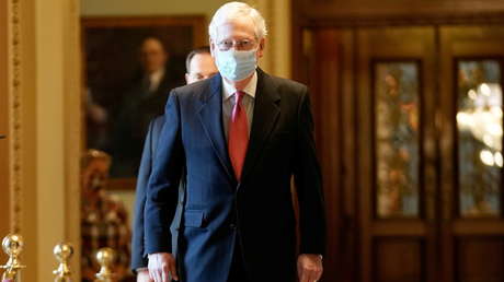 McConnell afirma que el aumento de los cheques de ayuda por covid-19 "no cuenta con un camino realista para ser aprobado rápidamente por el Senado"