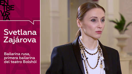Svetlana Zajárova, primera bailarina del teatro Bolshói