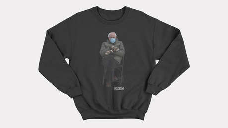 Bernie Sanders capitaliza su meme surgido tras la investidura de Biden (FOTO)