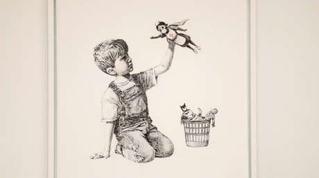 Banksy subasta una obra y cederá lo recaudado a los médicos