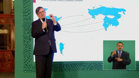 Ebrard viajará a Rusia, China, India y EE.UU. para "lograr que México tenga las vacunas acordadas en los tiempos acordados"