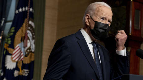 VIDEO: Biden confunde el apellido de Putin y la palabra "escalada" con "vacunación"  durante su anuncio de las nuevas sanciones contra Rusia