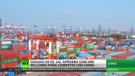 El Senado de EE.UU. aprueba una inversión de 200.000 millones de dólares para competir con China