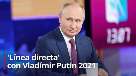 VIDEO: Vladímir Putin responde a las preguntas de los ciudadanos rusos en 'Línea directa'