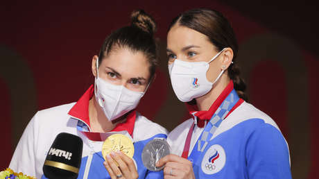 Esgrimistas rusas se llevan oro y plata en sable en los JJ.OO. en Tokio