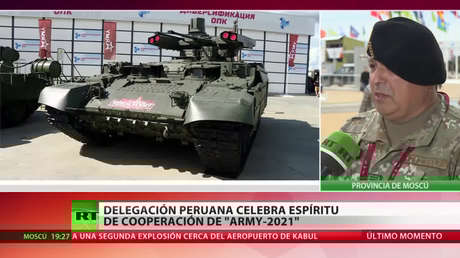 La delegación peruana celebra el espíritu de cooperación en el foro internacional Armiya 2021