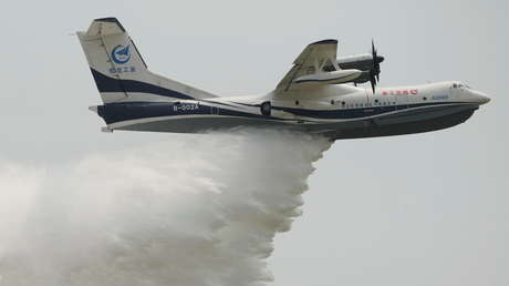 VIDEO: China muestra en acción al AG600 Kunlong, de producción nacional y el hidroavión más grande del mundo