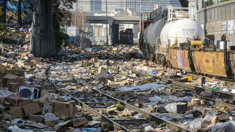 Saqueos a trenes de mercancías en Los Ángeles: ¿qué está pasando?
