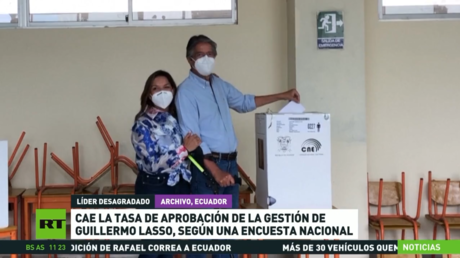 Cae el apoyo de los ecuatorianos a la gestión de Guillermo Lasso, según una encuesta nacional