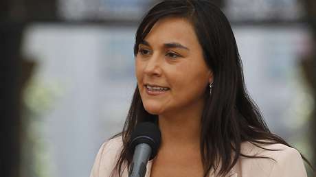 La ministra del Interior de Chile, Izkia Siches