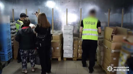 Policía de Kiev descubre un esquema de fraude para vender productos de la ayuda humanitaria extranjera