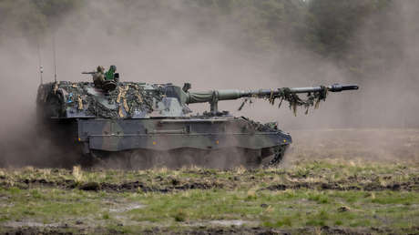 Los obuses autopropulsados alemanes en Ucrania muestran signos de desgaste