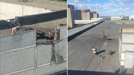 FOTOS: Las consecuencias de un nuevo ataque de Ucrania contra la central nuclear de Zaporozhie
