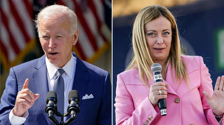 Biden señala a la victoria de la derecha en Italia como una advertencia a EE.UU.