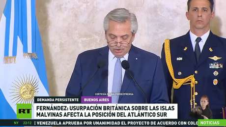 Alberto Fernández: La usurpación británica de las islas Malvinas afecta la posición del Atlántico Sur