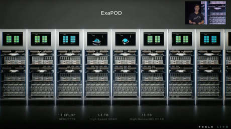 Tesla presenta su supercomputador Dojo para el aprendizaje automático de inteligencia artificial (VIDEO)