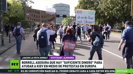 Borrell asegura que hay "suficiente dinero" para ayudar a Kiev en medio de protestas en Europa