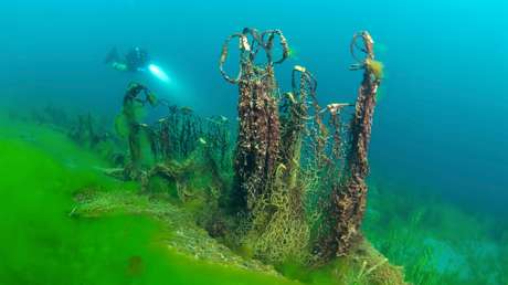 Las redes de pesca desechadas en el mar anualmente podrían darle 18 vueltas a la Tierra