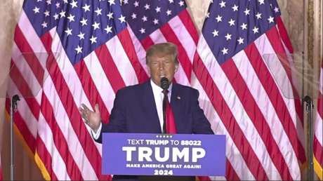 Trump se postula para la Presidencia de EE.UU. en 2024