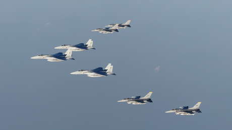 Japón y EE.UU. reaccionan con ejercicios aéreos al lanzamiento de un misil de Corea del Norte (VIDEO)