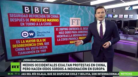 Medios occidentales exaltan protestas en China, pero hacen oídos sordos a la indignación en Europa