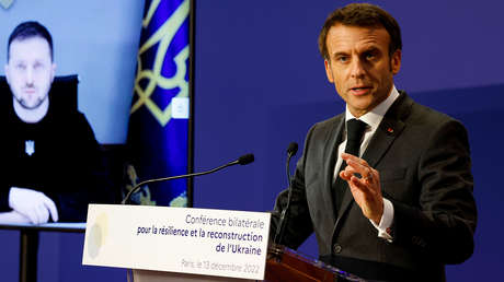 Macron: La adhesión de Ucrania a la OTAN sería un paso hacia la confrontación con Moscú