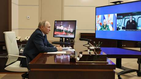 Putin da inicio a la puesta en servicio de la fragata Admiral Gorshkov, equipada con misiles hipersónicos Tsirkón