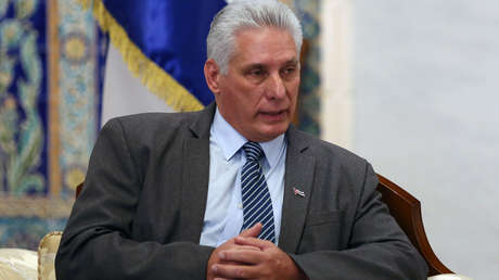 El presidente de Cuba, Miguel Díaz-Canel