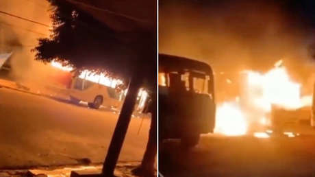 Incendios, tiroteos y un muerto: violentos ataques aterrorizan el nordeste de Brasil