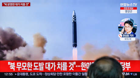 Corea del Norte lanza un misil balístico hacia el mar de Japón