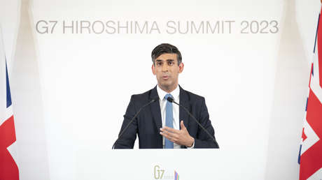 El primer ministro del Reino Unido, Rishi Sunak