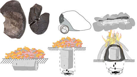 Descubren que los neandertales fabricaban pegamento con un complejo proceso de destilación