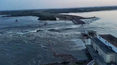 "Sabotaje deliberado de Ucrania": Moscú rechaza las acusaciones del ataque a la represa de Kajovka