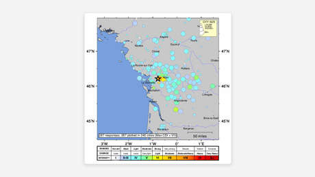 Varios terremotos sacuden el oeste de Francia